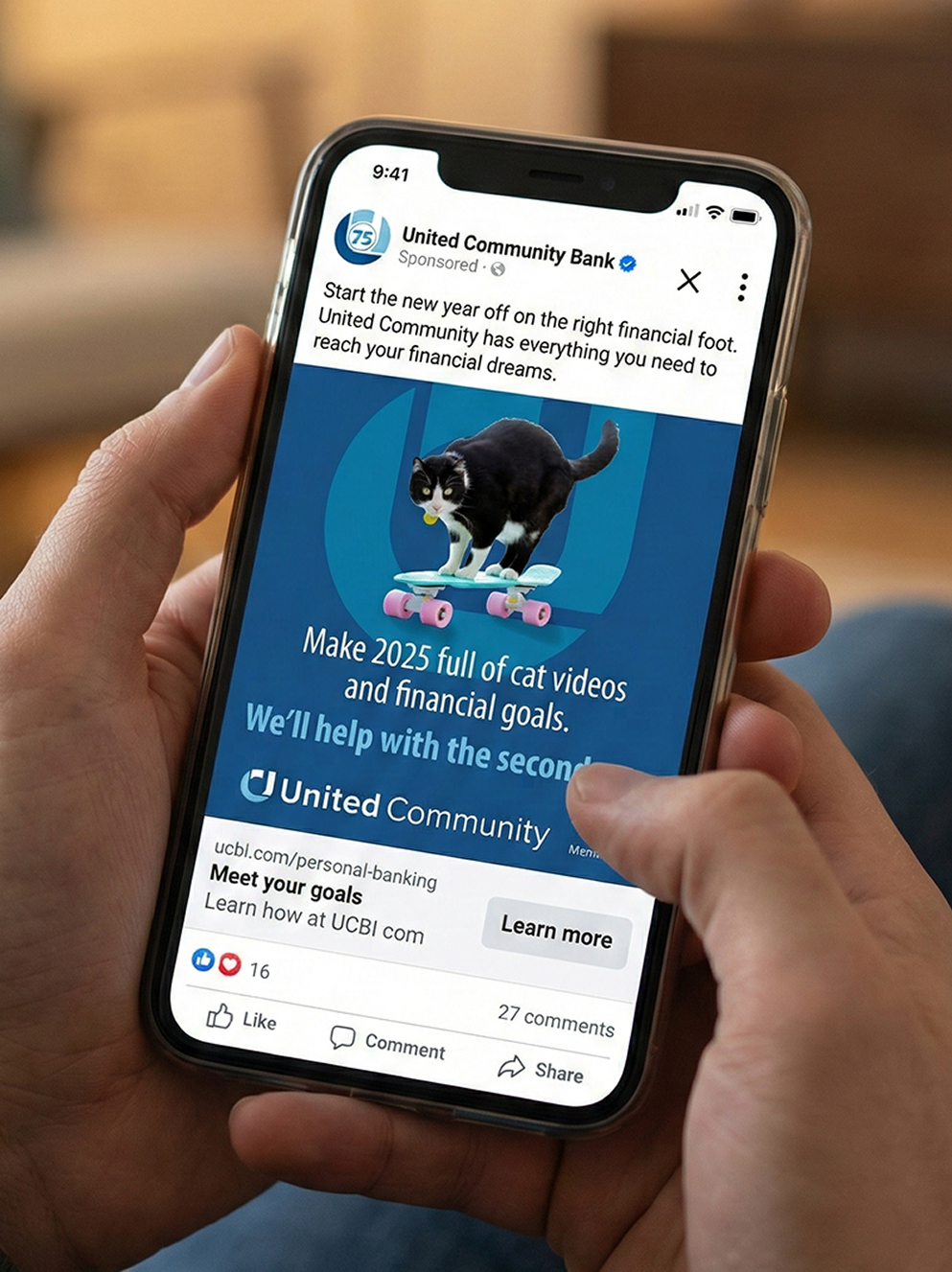 United Community Social Media Ad