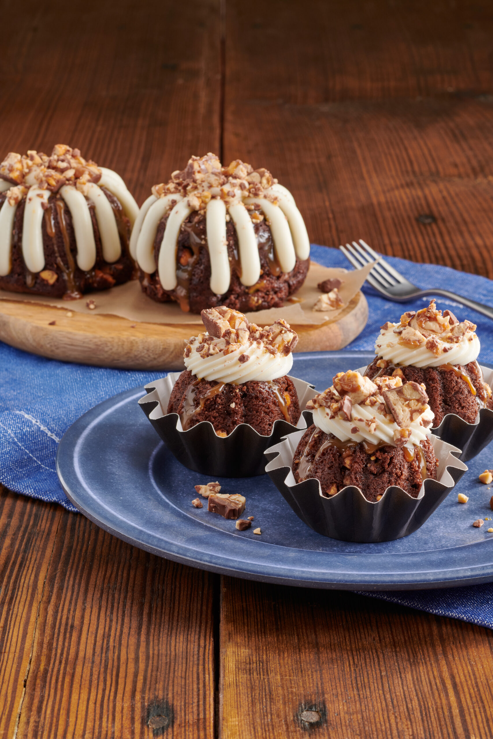 Nothing Bundt Cakes SNICKERS-inspired Bundt cake for the Football Needs Frosting campaign
